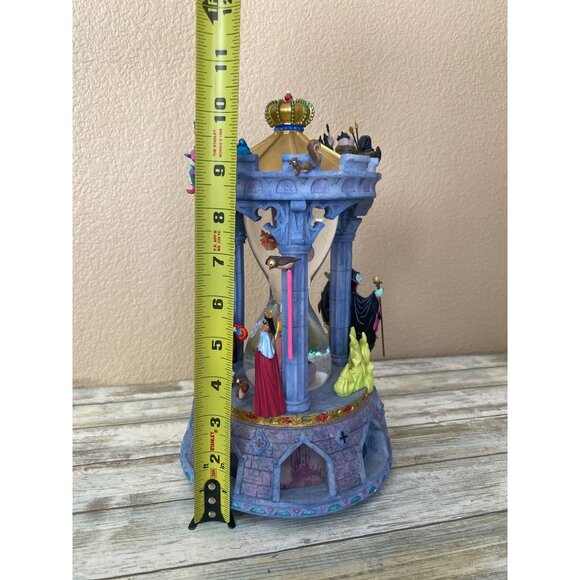 Disney Sleeping Beauty Aurora Hourglass Snowglobe Music Lighted Box w/FLAWS - Picture 3 of 16
